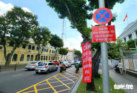 Có vạch mắt võng tại giao lộ Lê Duẩn - Tôn Đức Thắng, xe rẽ phải thuận lợi hơn - Ảnh 5.