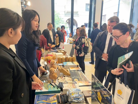 Saigontourist Group, Vietnam Airlines xúc tiến du lịch tại châu Âu - Milan 2025 - Ảnh 1.