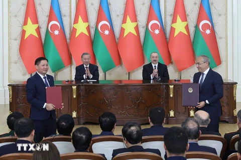 Việt Nam và Azerbaijan nâng cấp quan hệ lên Đối tác chiến lược - Ảnh 3.