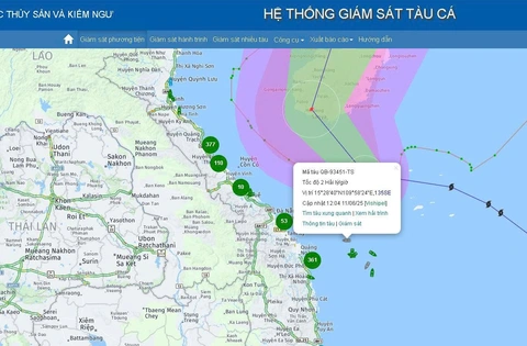 2 tàu cá Quảng Bình bị chìm trên biển Quảng Ngãi khi đang tránh bão số 1 - Ảnh 1.