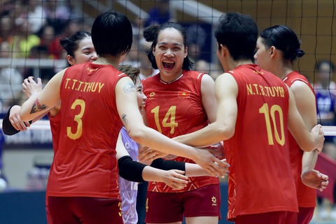Bích Tuyền, Thanh Thúy giúp bóng chuyền nữ Việt Nam vô địch AVC Nations Cup - Ảnh 1.