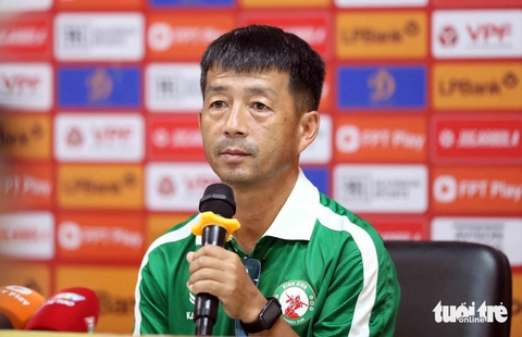HLV CLB Quy Nhơn Bình Định: 'Chúng tôi rất thất vọng' - Ảnh 1.