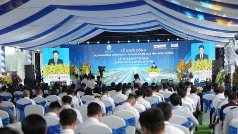 Bình Dương khởi công Vành đai 4 TP.HCM - Ảnh 4. Bình Dương khởi công vành đai 4 TP.HCM - Ảnh 4.