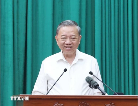 Tổng Bí thư Tô Lâm: Kon Tum - Quảng Ngãi sau khi hợp nhất sẽ thành cực tăng trưởng mới - Ảnh 2. Tổng bí thư Tô Lâm - Ảnh 2.