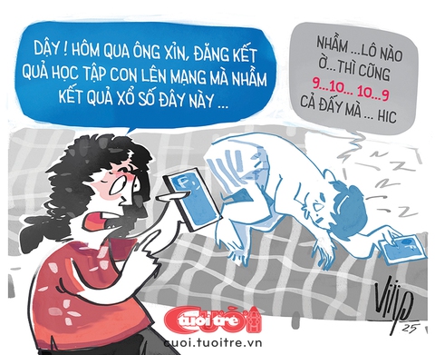 Ông chồng tới công chuyện vì khoe giấy khen của con lên mạng - Ảnh 1.