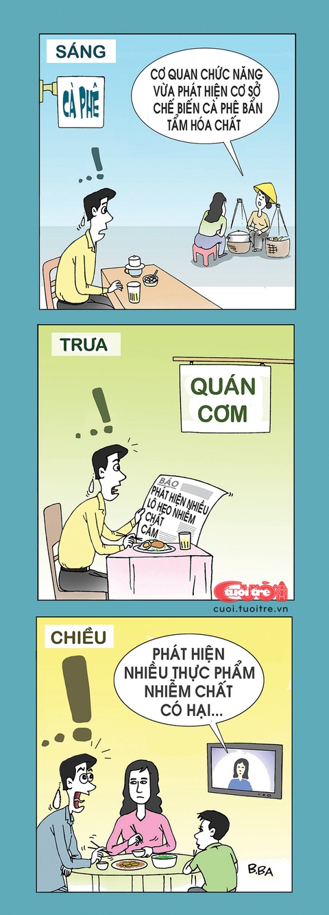 Sáng, trưa, chiều, tối trong vũ trụ thực phẩm bẩn - Ảnh 1.
