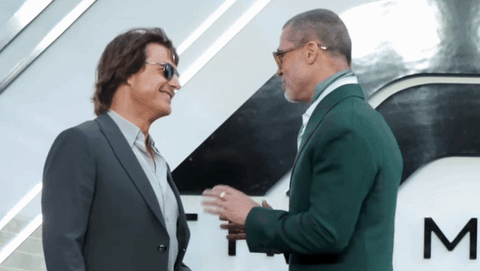 Bộ đôi siêu sao Brad Pitt - Tom Cruise sau 24 năm - Ảnh 2. Brad Pitt - Ảnh 2.