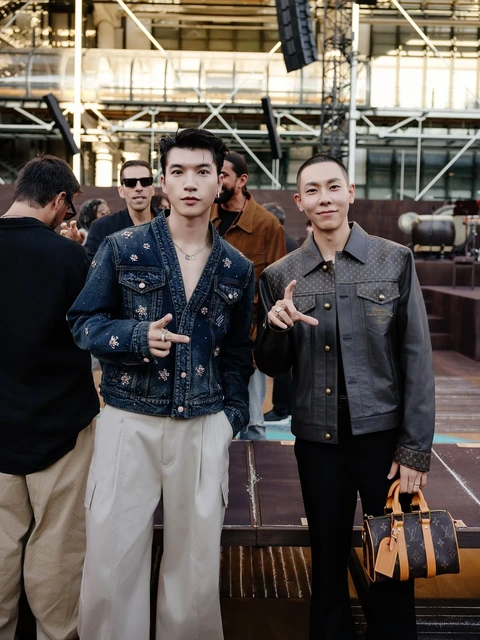 HIEUTHUHAI gây phấn khích khi hội ngộ đại sứ Louis Vuitton: 'Anh Minh Hiếu gặp anh Jay Hiếu' - Ảnh 5. Hieuthuhai - Ảnh 6.