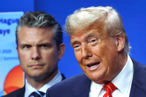 Ông Trump khẳng định Iran không kịp di dời uranium - Ảnh 1.