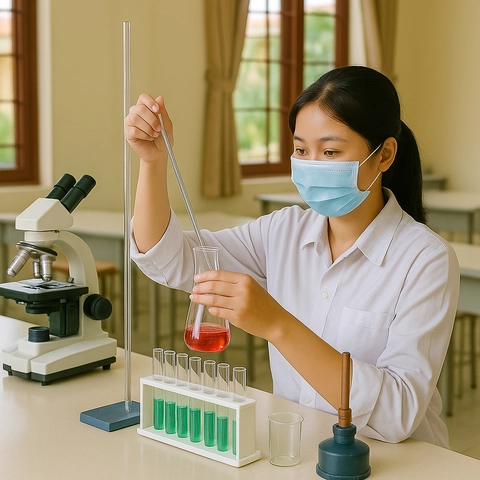 Nhân viên phòng thí nghiệm mỏi mòn chờ truy lĩnh phụ cấp độc hại - Ảnh 1.
