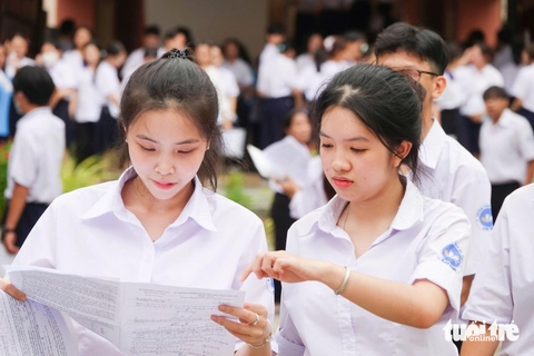 Thí sinh nói bị 'ngộp' với đề thi toán - Ảnh 7. đề thi toán - Ảnh 7.