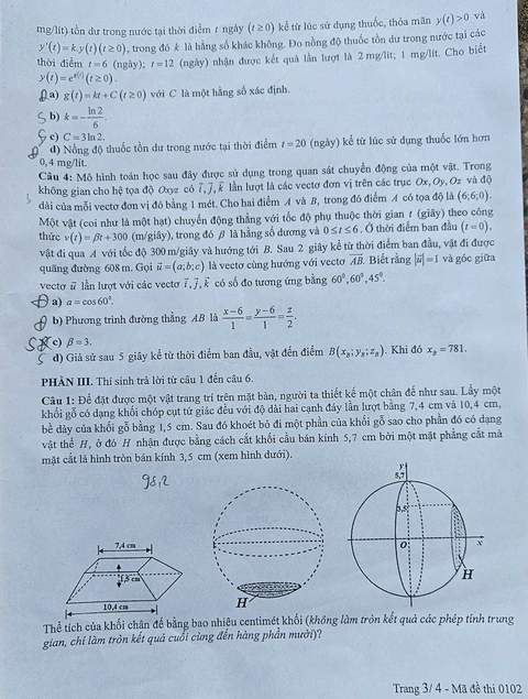 đề thi toán - Ảnh 4.