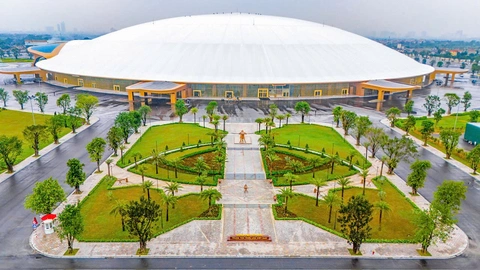 Trung tâm Triển lãm Việt Nam quy mô bậc nhất Đông Nam Á chính thức được bàn giao - Ảnh 3. Trung tâm triển lãm Việt Nam - Ảnh 1.