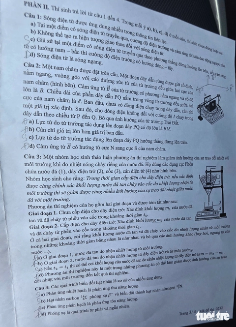 Đề môn vật lý - Ảnh 4.