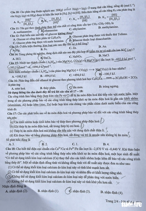 môn hóa - Ảnh 3.