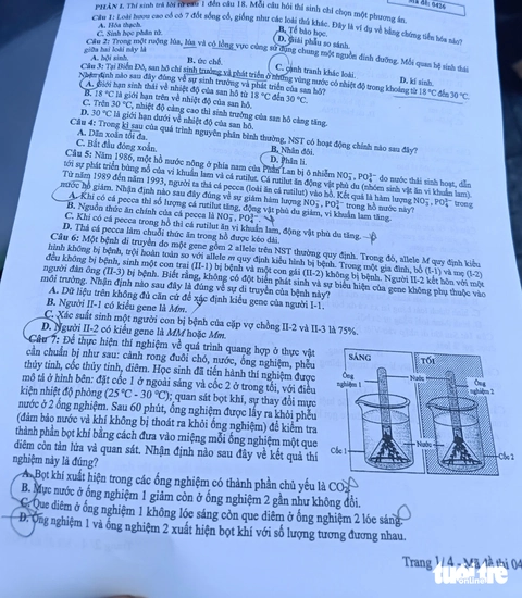 môn sinh học - Ảnh 2.