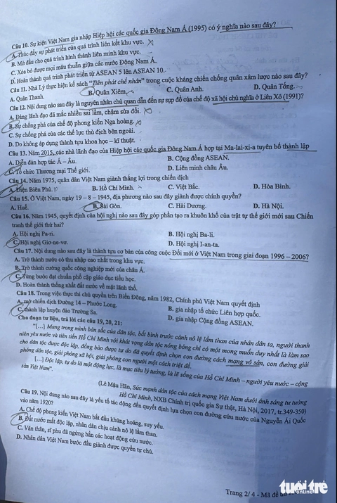 môn lịch sử - Ảnh 2.