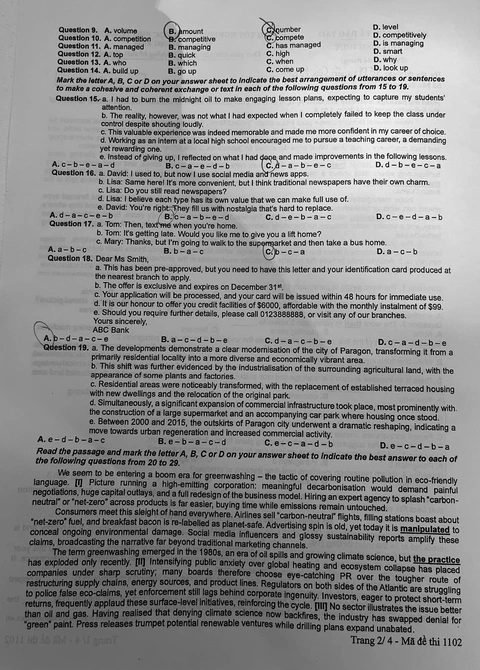 đề tiếng Anh - Ảnh 2.
