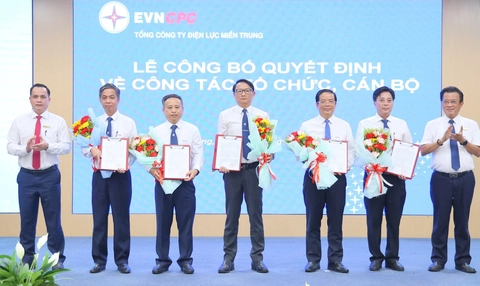 EVNCPC công bố quyết định thành lập 6 công ty điện lực sau sáp nhập - Ảnh 1.