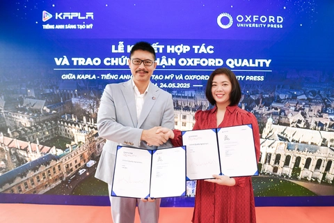 Oxford University Press trao chứng nhận Oxford Quality cho Kapla - Ảnh 1.