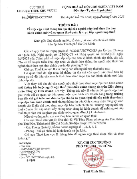 Không bắt buộc điều chỉnh thông tin trên giấy chứng nhận đăng ký kinh doanh - Ảnh 2.