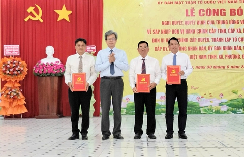 Ai là bí thư, chủ tịch 102 xã, phường và đặc khu của tỉnh An Giang? - Ảnh 1.