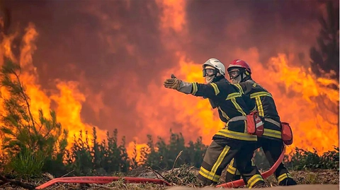 Châu Âu chìm trong nắng nóng kỷ lục, cháy rừng hoành hành - Ảnh 1. nắng nóng - Ảnh 1.