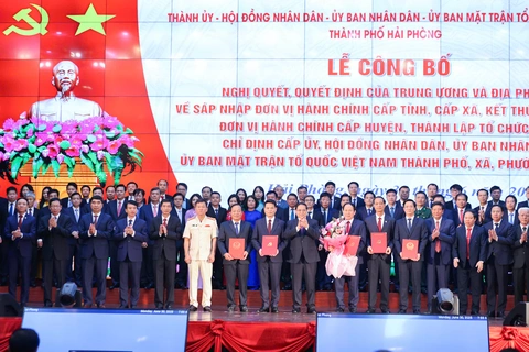 Danh sách bí thư, chủ tịch 115 xã, phường, đặc khu của TP Hải Phòng mới - Ảnh 1.