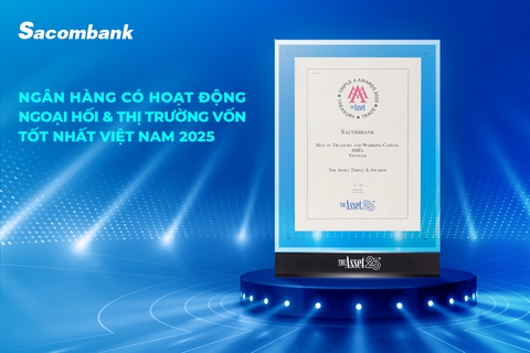 Sacombank 5 năm liền dẫn đầu lĩnh vực ngoại hối và thị trường vốn - Ảnh 1.