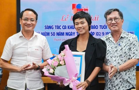Tuổi Trẻ trao giải cho các nhạc sĩ sáng tác ca khúc về báo - Ảnh 3. báo Tuổi Trẻ - Ảnh 3.