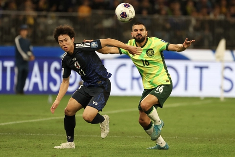 Đánh bại Nhật Bản, tuyển Úc khiến Indonesia mất vé trực tiếp đi World Cup 2026 - Ảnh 1.