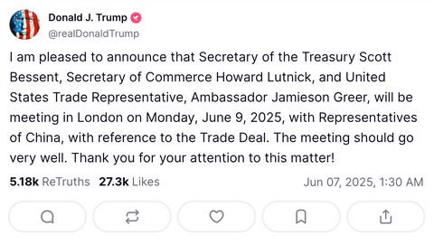 Tin tức thế giới 7-6: Ông Trump không muốn nhắc ông Musk; Mỹ - Trung đàm phán thương mại ngày 9-6 - Ảnh 3. ông Trump - Ảnh 2.