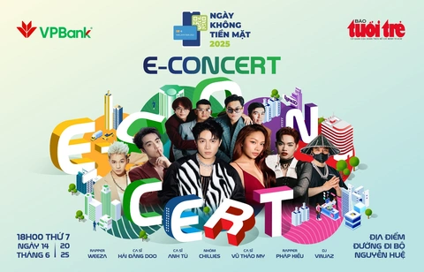 Dàn sao đình đám đổ bộ VPBank E-Concert tại Ngày không tiền mặt 2025 - Ảnh 1.