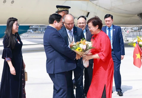 Thủ tướng Phạm Minh Chính tới Nice, bắt đầu chuyến công tác tại Pháp - Ảnh 3.