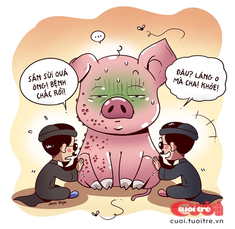 Thầy bói xem heo: Bệnh hay không bệnh? - Ảnh 1.