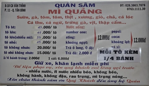 Mì Quảng Sâm: Từ quán mì lề đường đến ngày bán cả ngàn tô - Ảnh 4. Mì Quảng Sâm, từ quán lề đường đến ngày cả ngàn tô - Ảnh 7.