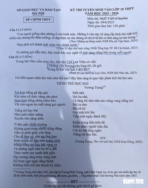 lớp 10 chuyên - Ảnh 3.