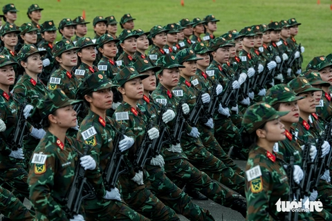 Đảm bảo an toàn tuyệt đối khi hợp luyện diễu binh lực lượng vũ trang trên biển - Ảnh 1.