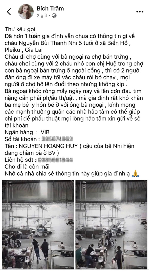 Tung tin giả bắt cóc trẻ em rồi sửa bài để kêu gọi từ thiện - Ảnh 1.