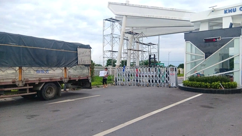 Tranh chấp tiền thuê đất, khu công nghiệp ở Tây Ninh cúp nước, chặn xe doanh nghiệp - Ảnh 1.