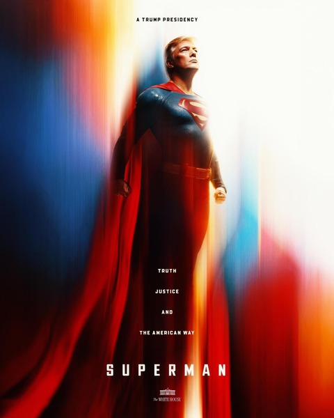 Nhà Trắng chế ảnh Trump là Superman, dân mạng: Vậy Elon Musk là Lex Luthor? - Ảnh 2. Superman - Ảnh 2.
