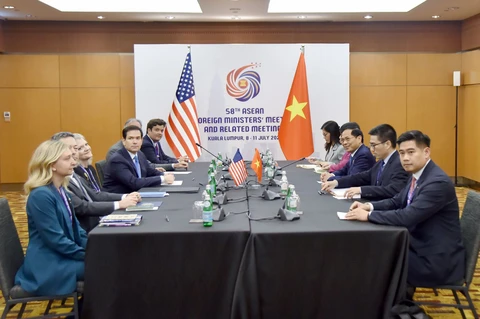 Phó thủ tướng Bùi Thanh Sơn gặp Ngoại trưởng Mỹ Marco Rubio - Ảnh 2. Mỹ - Ảnh 3.