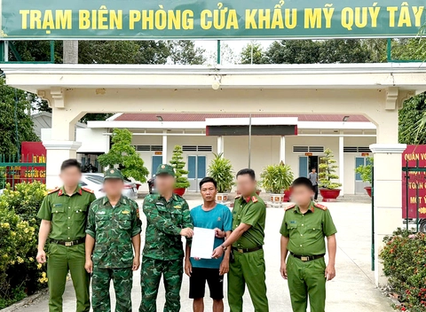 Biên phòng tìm thấy người con rể dùng kéo đâm chết mẹ vợ ở Tây Ninh lẩn trốn sang Campuchia - Ảnh 1.
