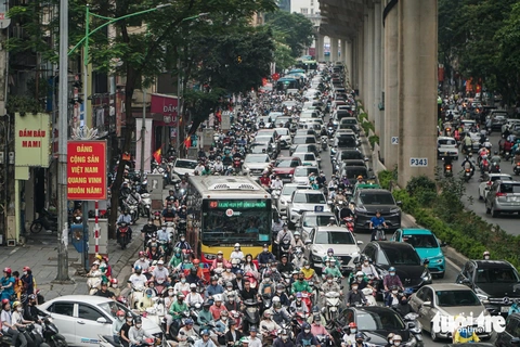 cấm xe máy - Ảnh 1.