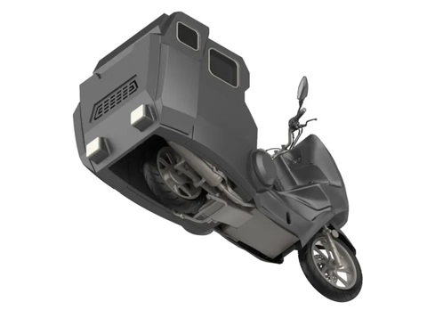 Nhà di động mini độc đáo từ xe máy Honda PCX - Ảnh 5.