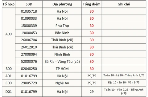 điểm thi - Ảnh 2.