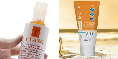 Lại thu hồi hàng loạt lô sữa chống nắng, ước rửa tay, dầu gội vi phạm - Ảnh 1. thu hồi - Ảnh 1.