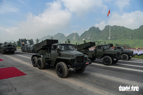 Dàn xe tăng, tên lửa, UAV lần đầu xuất hiện, sẽ có trong lễ diễu binh Quốc khánh - Ảnh 8.
