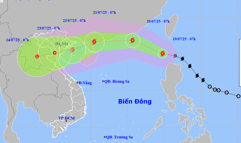 Bão Wipha vào Biển Đông, dự báo bão số 3 đi nhanh và liên tục tăng cấp - Ảnh 1.