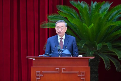 Phát biểu của Tổng Bí thư Tô Lâm tại Phiên Bế mạc Hội nghị lần thứ 12 Ban Chấp hành Trung ương Đảng - Ảnh 1. Phát biểu của Tổng Bí thư Tô Lâm tại Phiên Bế mạc Hội nghị lần thứ 12 Ban Chấp hành Trung ương Đảng - Ảnh 1.